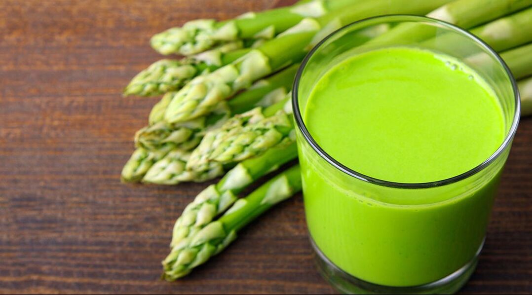 jus d'asperge pour la prostatite chronique